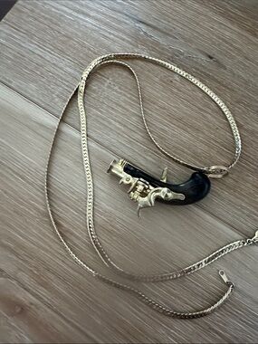 Vintage Pirat Flintlock Pistol Necklace (Upcycled)